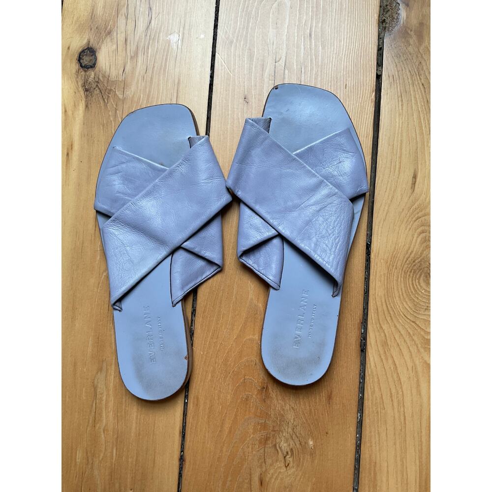 The Day Crossover Sandal Everlane lavender lilac light blue 6,5
